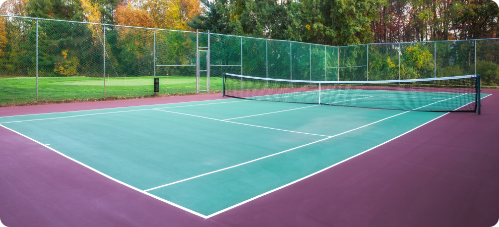 Dedicated Tennis Court (No Pickleball Marking)